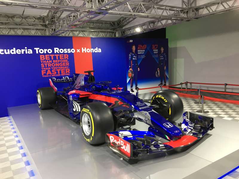 F1日本グランプリ2018：トロロッソのマシン展示（去年の）